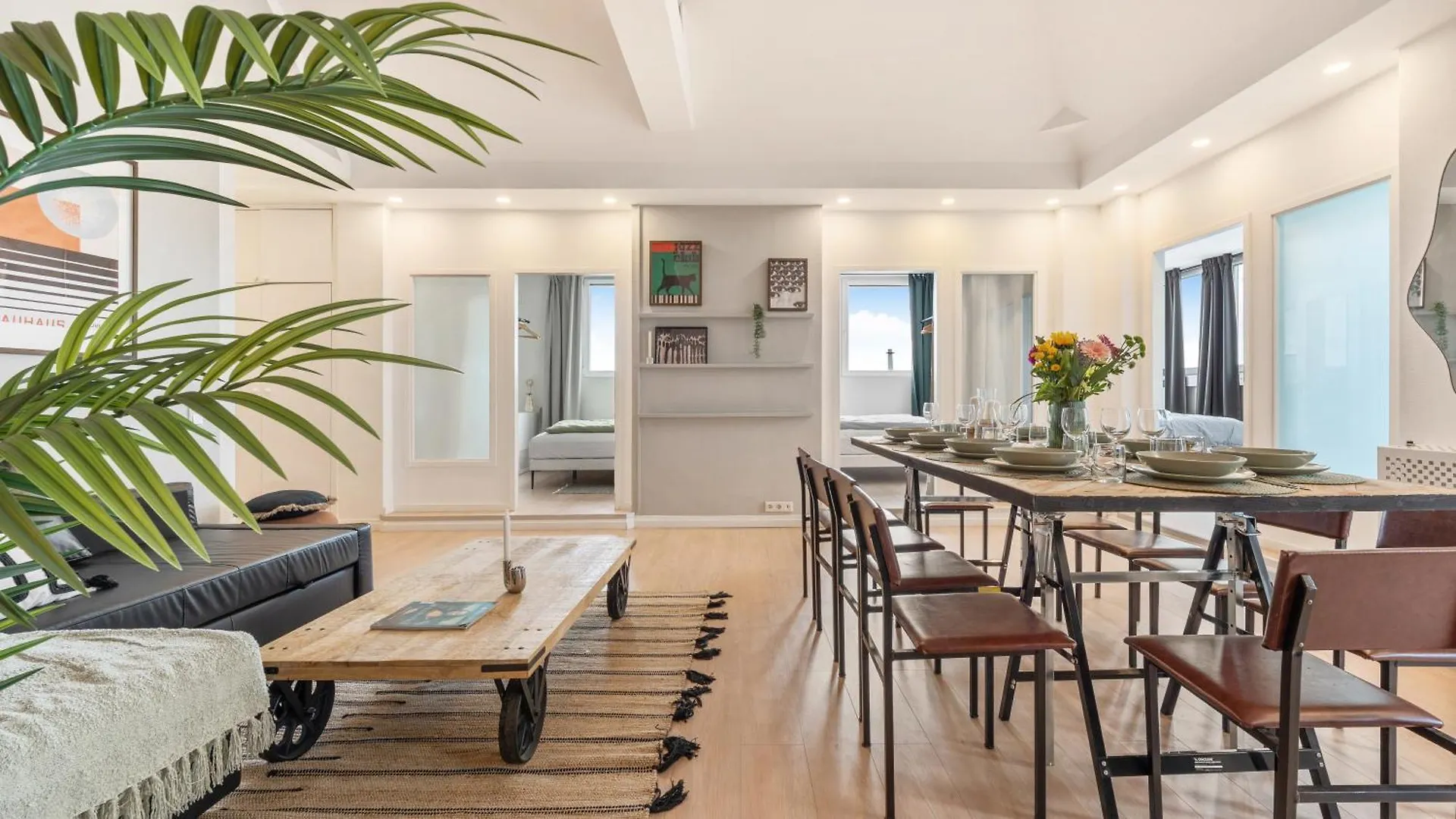 Appartamento Urban Loft - 180 Skyline Balkon - 4Sz - Hbf Berlino
