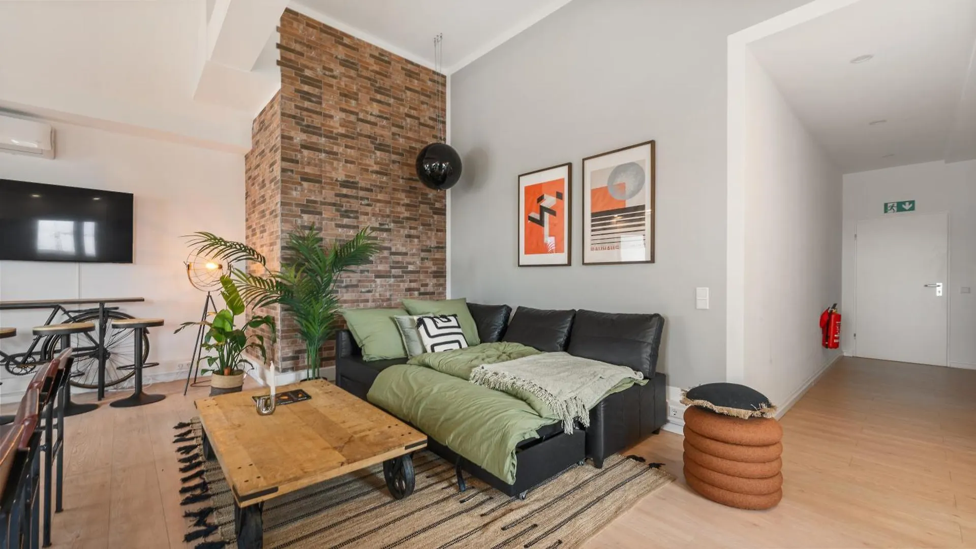 Appartamento Urban Loft - 180 Skyline Balkon - 4Sz - Hbf Berlino